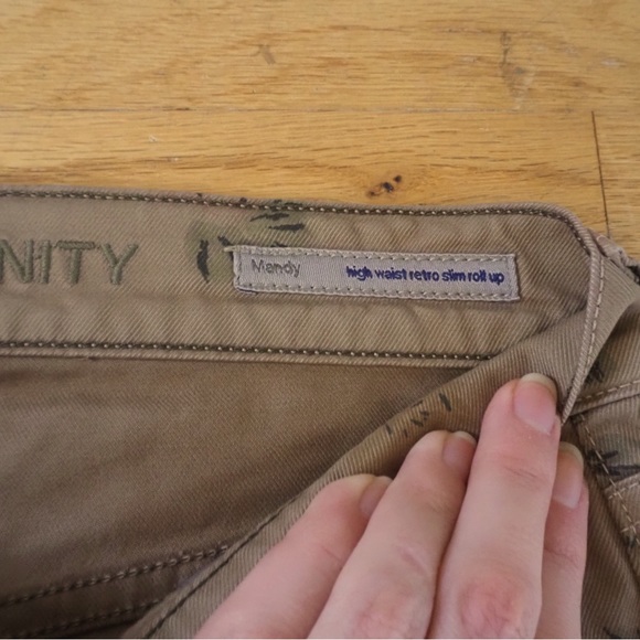 Citizens of Humanity Mandy high waist retro slim floral print, size 28 - Picture 6 of 9